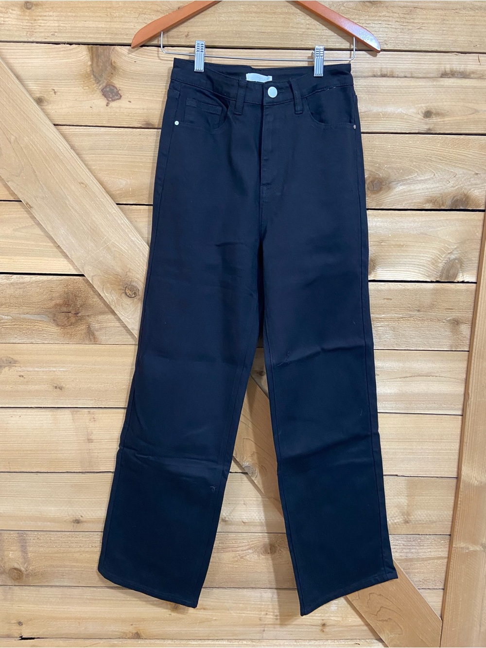 Milio Milano Straight-Leg Black Denim Jeans